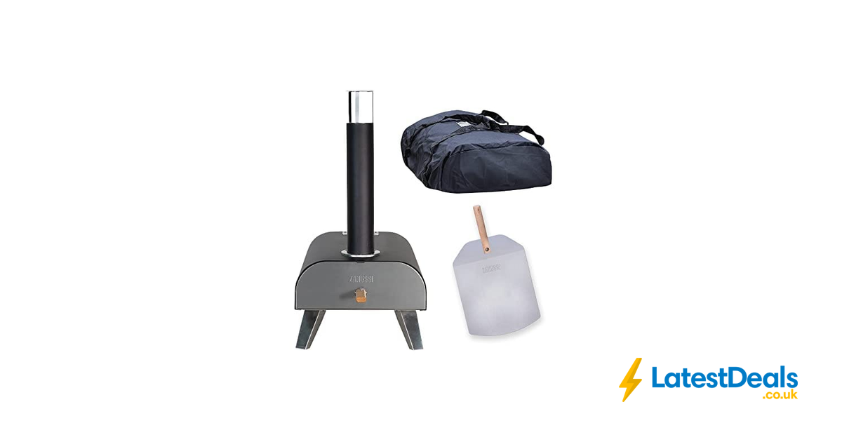 Zanussi ZPO1BPC Outdoor 12 Inch Wood Pellet Portable Wood Fired Pizza Oven,  £178.99 at Amazon