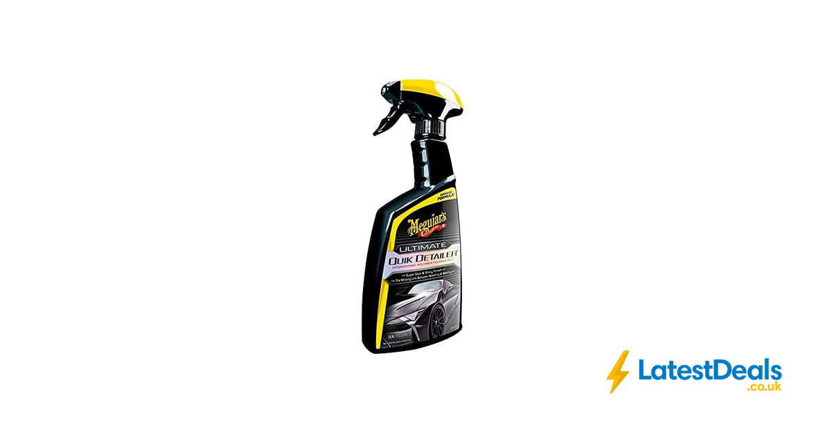 Spray Finition Meguiar's Ultimate Quik - 709ml - Brillance Express, Effet Déperlant