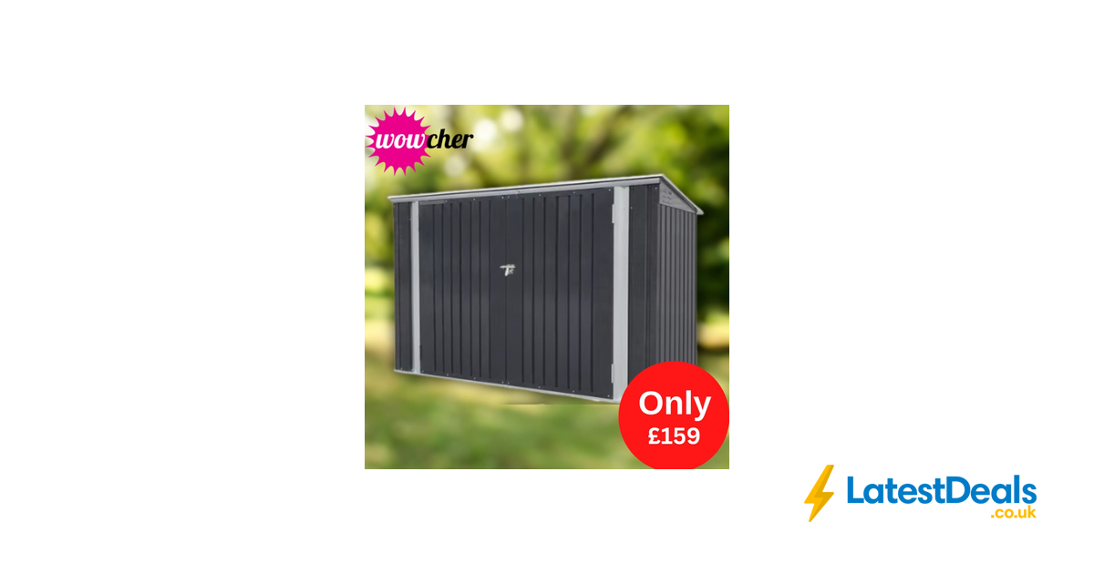 XXL Garden Shed £140 off at Wowcher - Cheaper than B&Q, the Range, and Amazon!, £159 at Wowcher