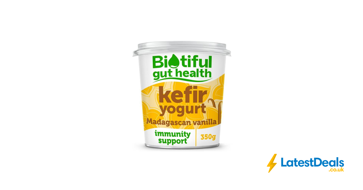 Biotiful Gut Health Kefir Yogurt Madagascan Vanilla Nectar Price, £1.25 at Sainsbury's