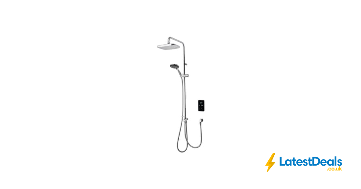 Moen 3863EP Handbrause Aus Der Envi Collection – Chrom, 3 Funktionen, 10,2 Cm Durchmesser, Eco-Performance – Inkl. Gleitstange, Für Einfache Installation