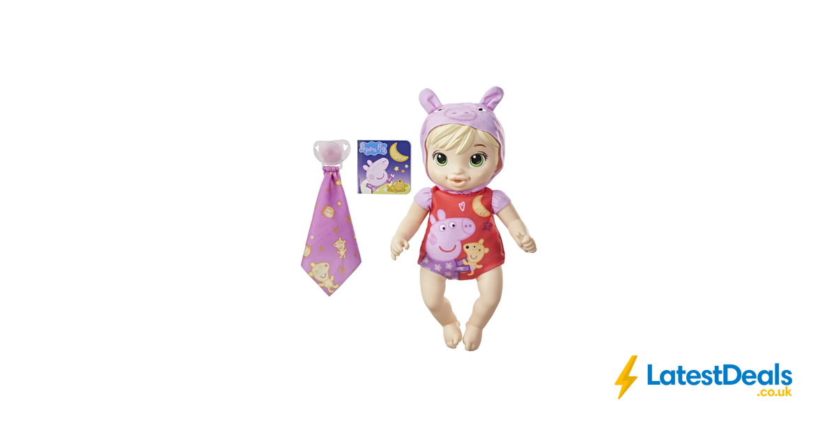 Baby Alive Peppa Pig Doll, Squishy Body, Ages 2+, £18.99 at Amazon