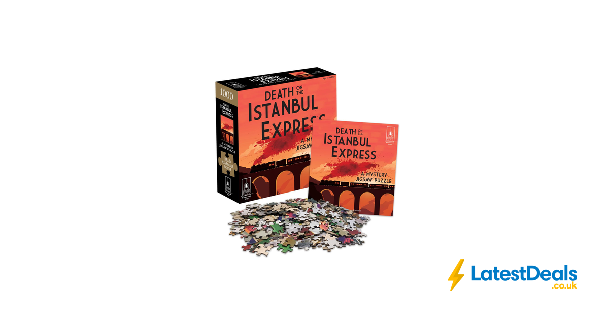 Death on the Istanbul Express 1000 Piece Murder Mystery Jigsaw