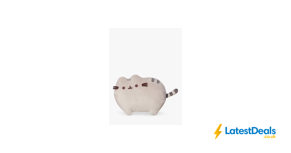 AURORA Cat, 61517, Mermaid Pusheen, Eco-friendly Soft Toy, Pink & Aqua, Small