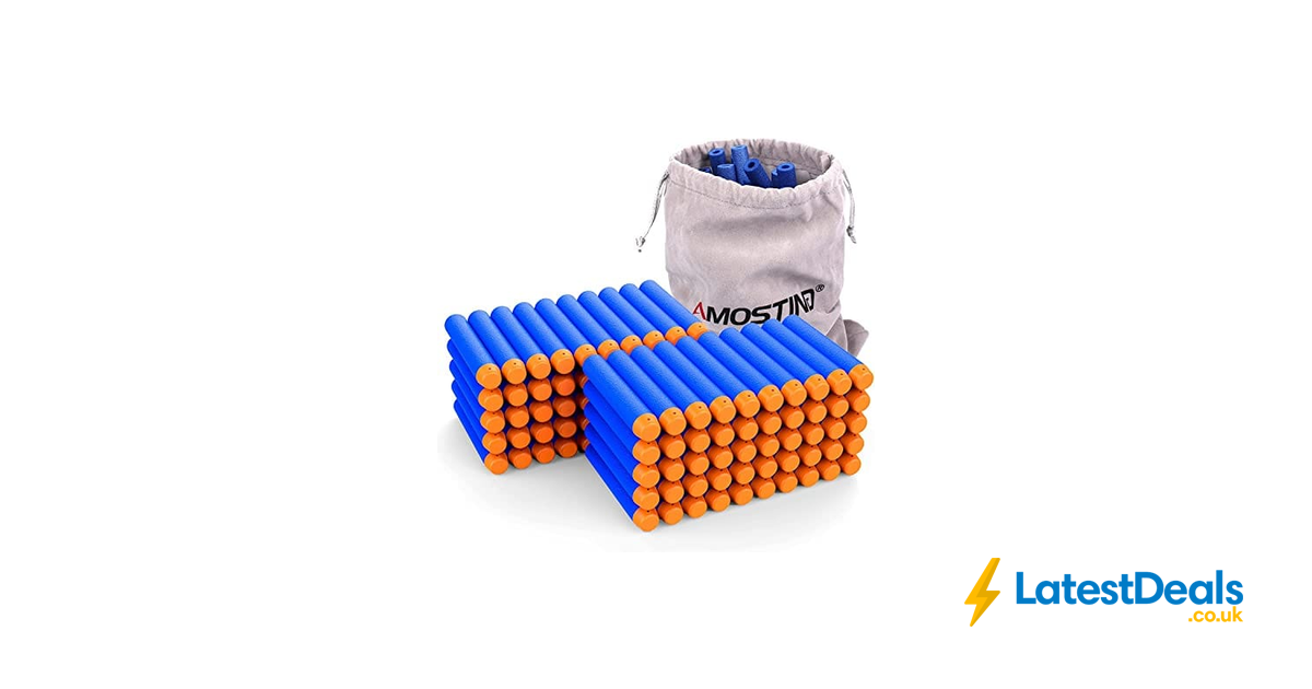 100 Fléchettes Nerf Recharge - Compatibles N-Strike Elite - Mousse EVA, 7.2cm - Pour Battle Fun Entre Amis