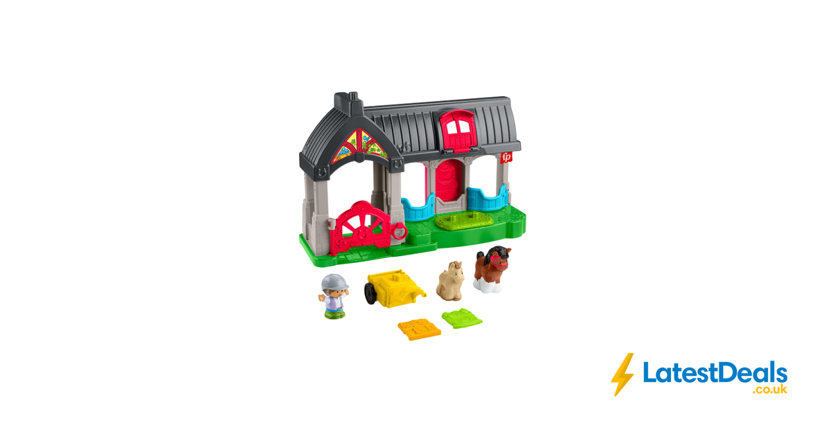 Little People Friendly Horses Stable Toddler Playset