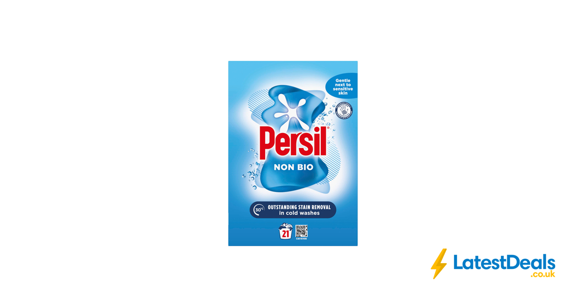 Persil Non Bio Washing Powder, Sensitive Skin, 21 Washes, £4.25 at Amazon