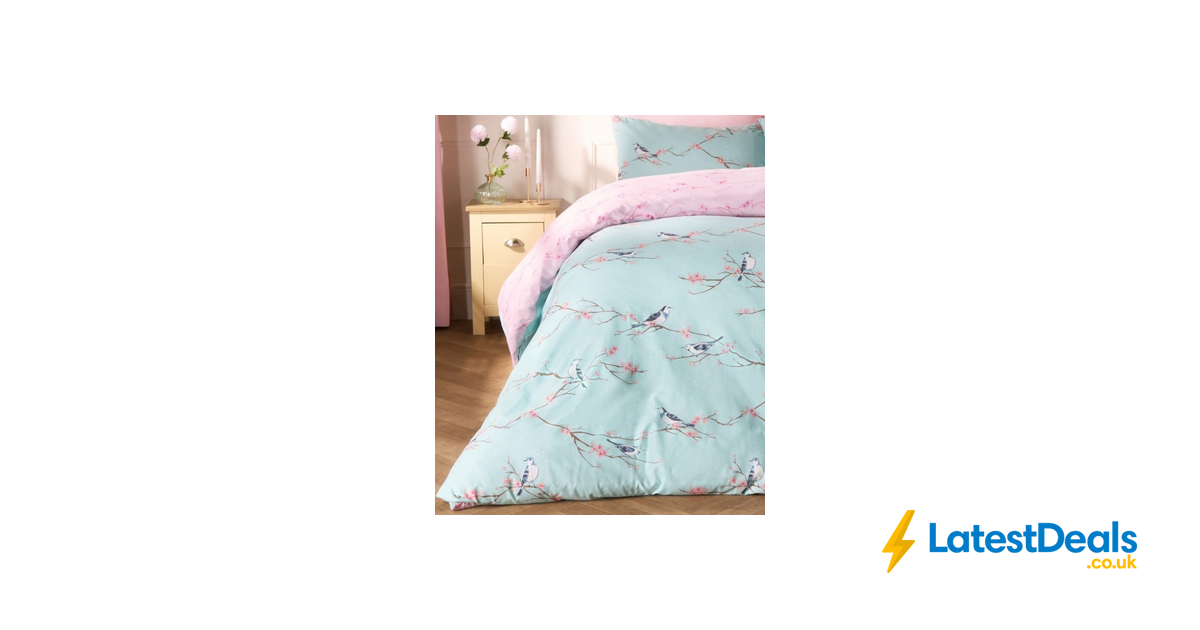 Bird Blossom Duvet Cover Set NCU0NVH676
