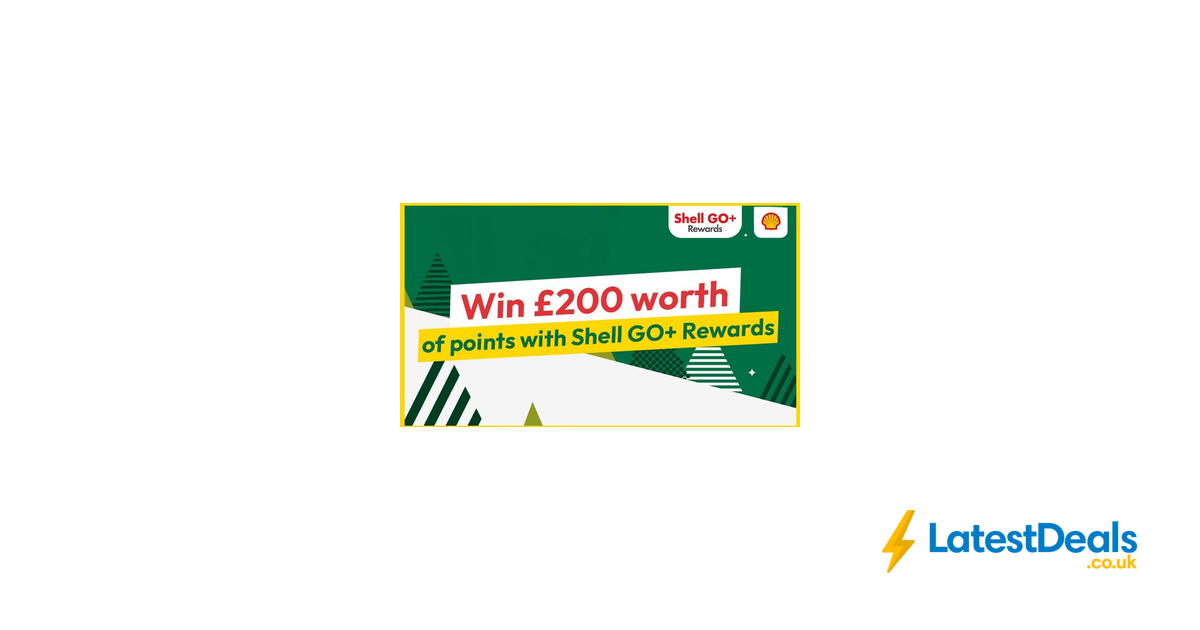 Win £200 worth of Shell GO+ Rewards Points (5 Winners)