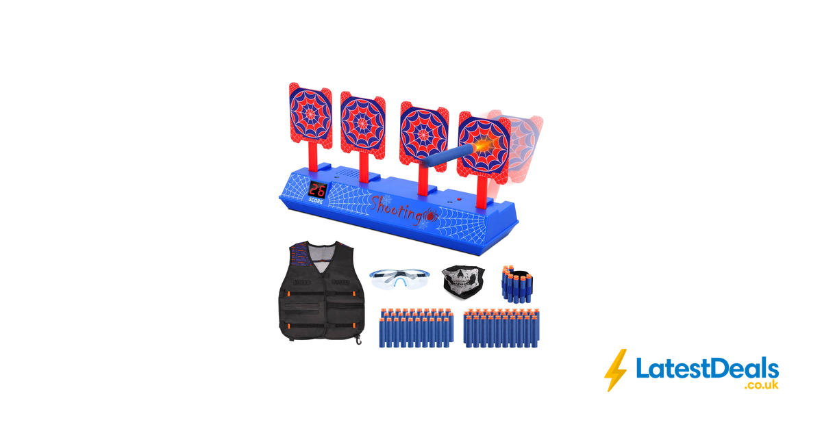 Spider Target Spider Shooting Target with Vest & Glasses for Kids 3+, £5.99 at Amazon