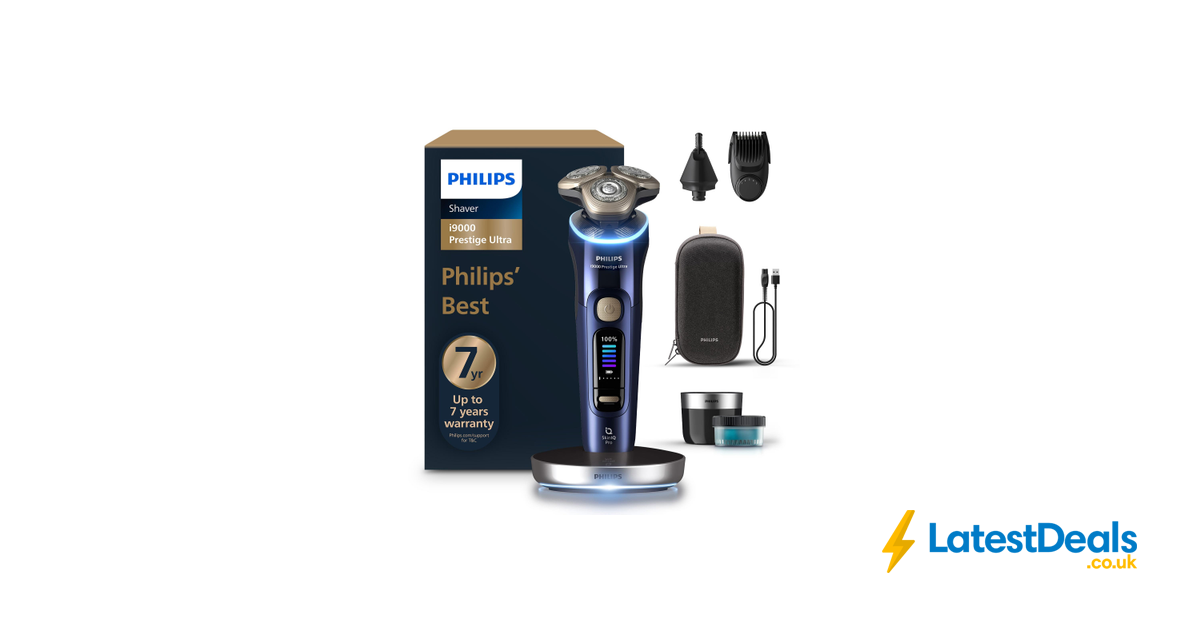 I9000 Prestige Wet&Dry Electric Shaver With SenseIQ XP9200/82 | Norelco