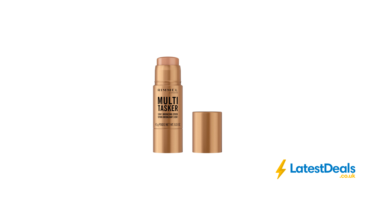Rimmel Multi Tasker Bronzing Stick, 001 Light, Vegan, Cruelty-Free, £7. ...