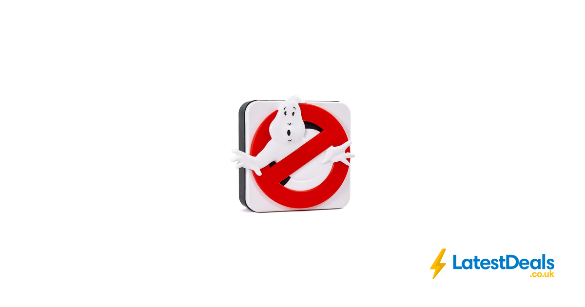 Lampada 3D Ghostbusters Da Parete - Luce Ambientale E Lampada 3D Ghostbusters Da Parete - Luce Ambientale E