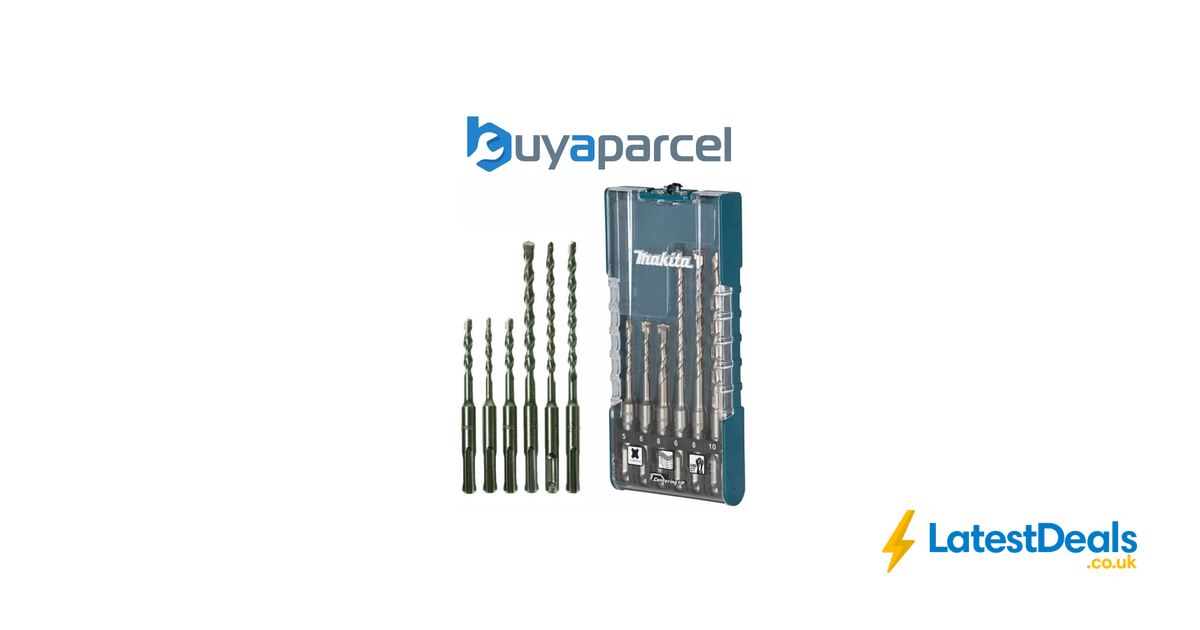 Makita E-15730 Carbide Tip SDS plus Drill Bit Set, £7.99 at ebay